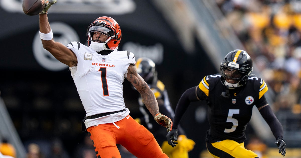 Bengals wide receiver Ja'Marr Chase suspended for spitting at Steelers' Jalen Ramsey