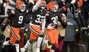 WATCH: LB Devin Bush records pick-six for Cleveland Browns