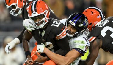 2026 NFL draft order: Browns improve due to tiebreaker, Jaguars unchanged heading into Week 12