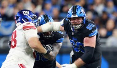 Lions, Packers injury news: Graham Glasgow among 5 Lions OUT