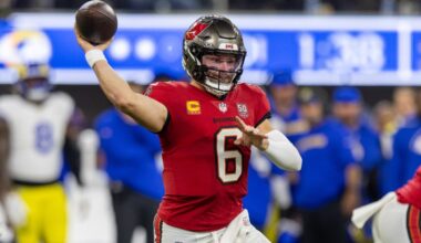 Will Bucs QB Baker Mayfield play against the Cardinals on Sunday?