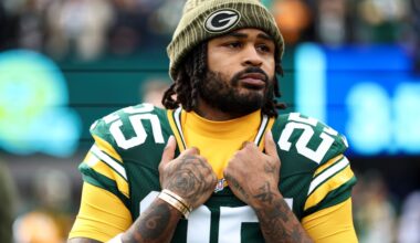 Packers-Lions Injury Report: 4 non-participants for Green Bay