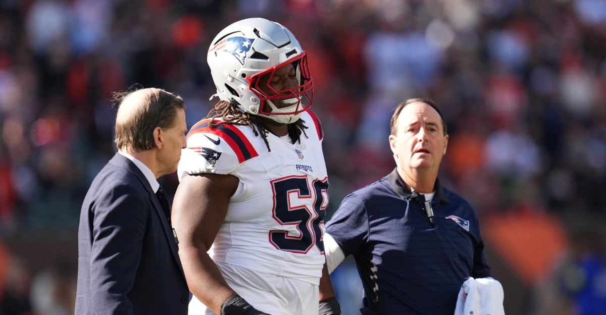 Jared Wilson injury update: Patriots lose starting guard early vs. Bengals