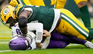 Vikings Rock Bottom: McCarthy Concussed, Brosmer Time