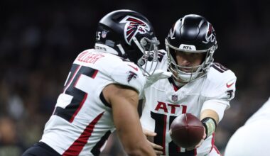 Falcons get competent play, raise offensive questions in Week 12 win