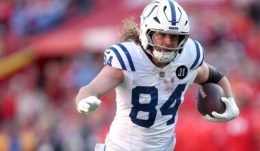 Colts rookie tight end Tyler Warren added to injury report