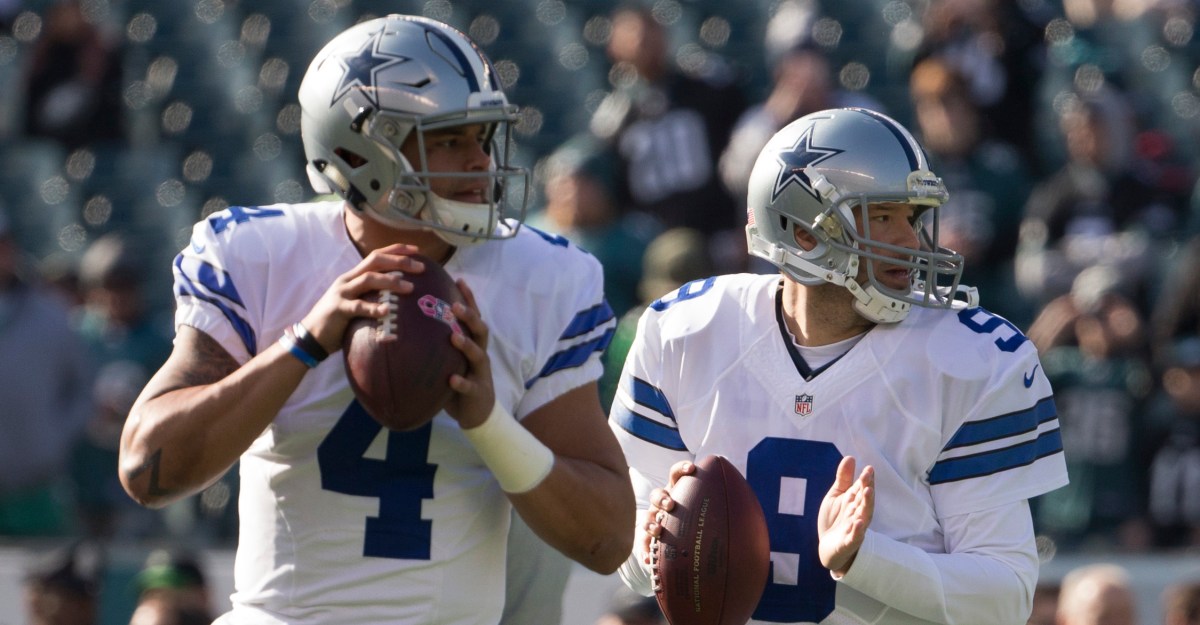 Dallas Cowboys Dak Prescott to pass Tony Romo for franchise record