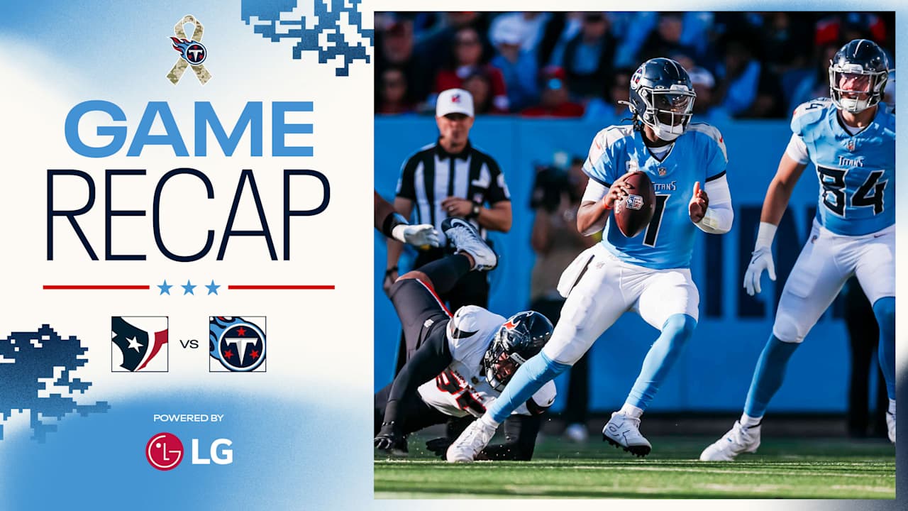 Titans Comeback Effort Falls Short in 16-13 Loss to Texans