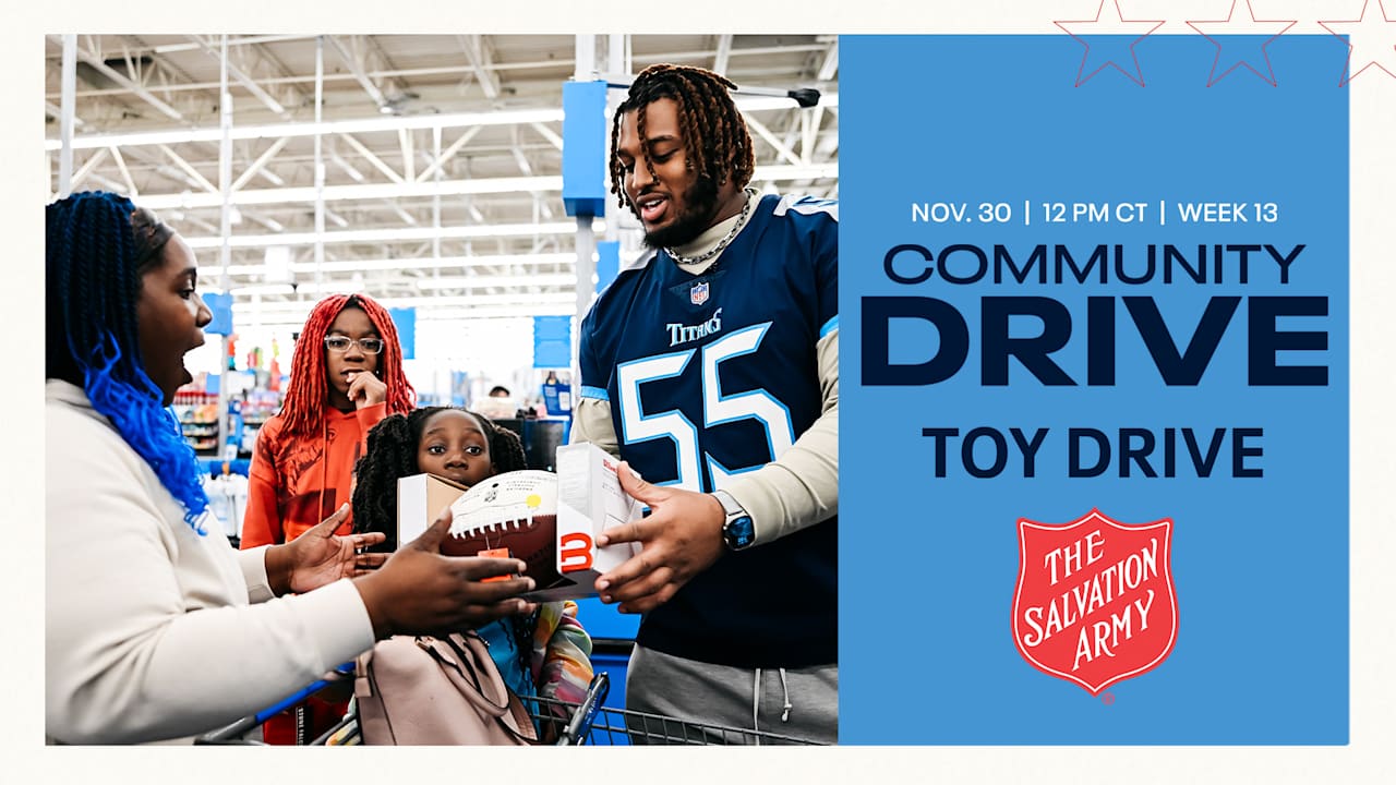 Titans Week 13 Community Drive to The Salvation Army  