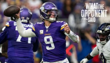 J.J. McCarthy Says Ravens’ Defense ‘Threw the Kitchen Sink’ at Vikings