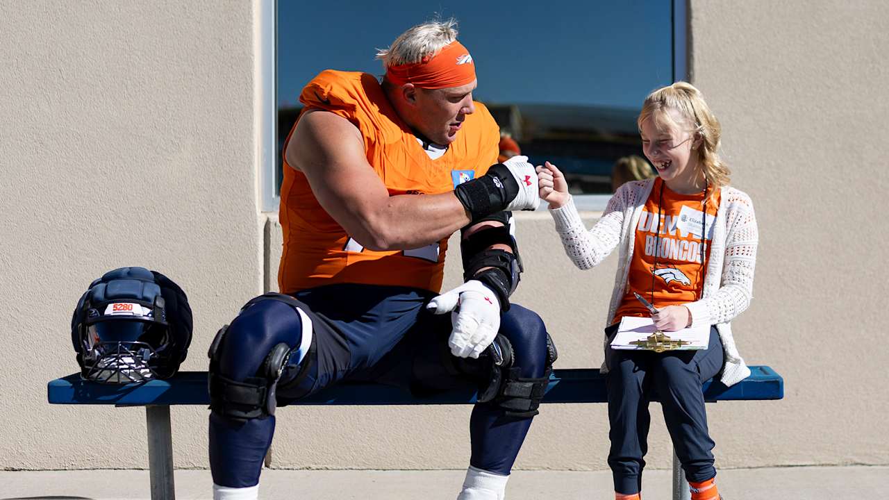 Children's Hospital Colorado Kid Correspondent: Lizzy interviews Garett Bolles