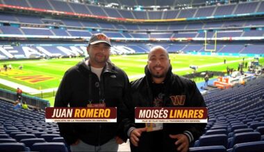 Commanders’ Spanish broadcasters Juan Romero, Moises Linares see 'great opportunity' with Madrid game 