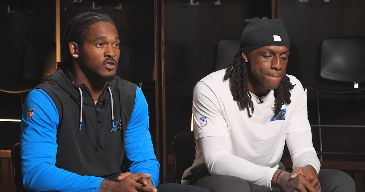 Panthers’ Rico Dowdle, Jaycee Horn share strong connection that started in college – WSOC TV