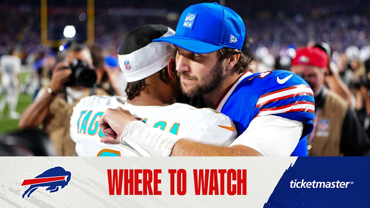 Buffalo Bills at Miami Dolphins | Where to watch, stream and listen