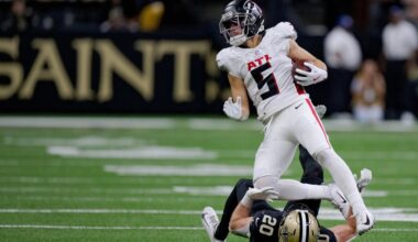 Falcons’ QB Penix, WR London to miss Saints clash