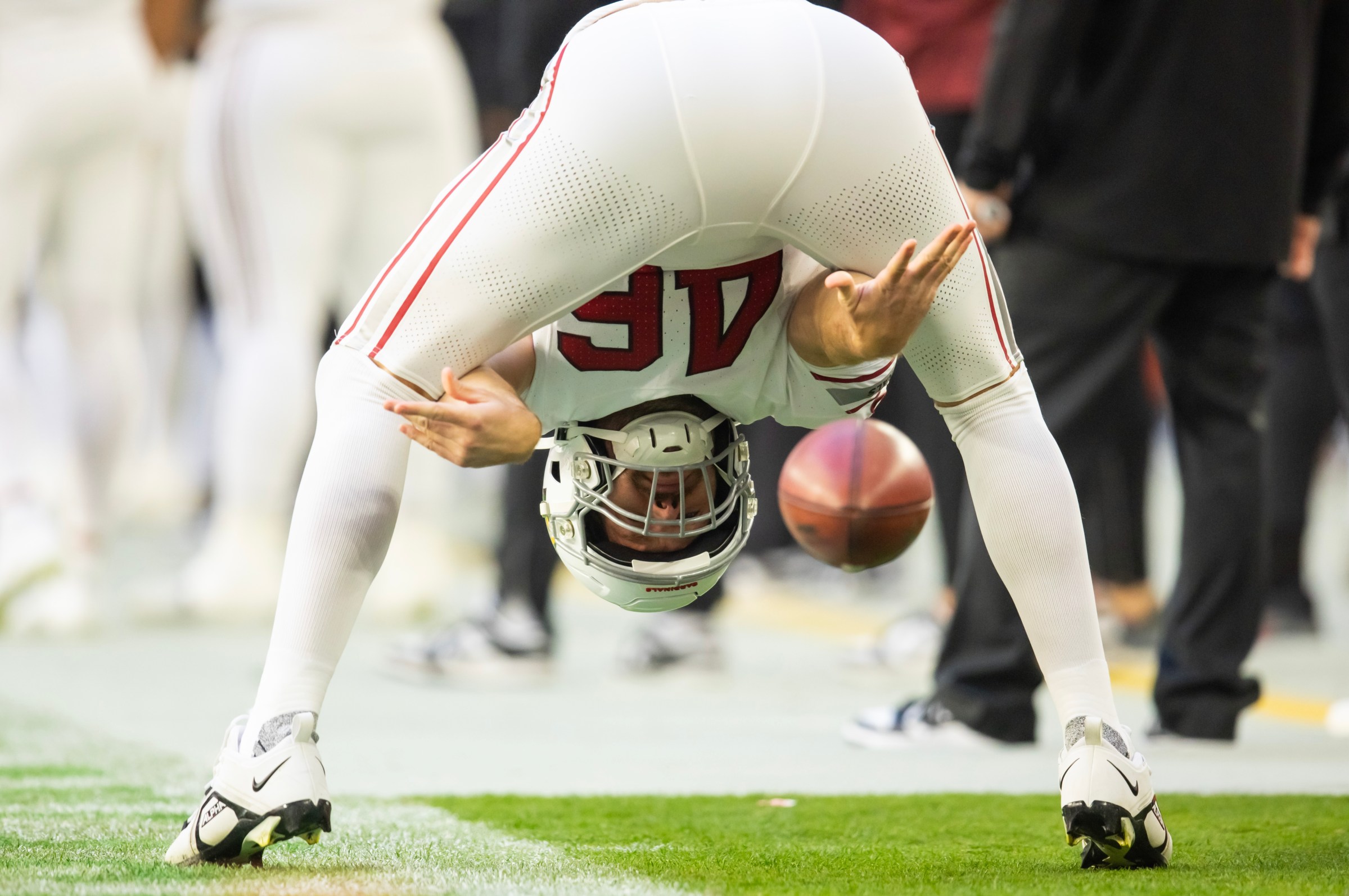 Cardinals long snapper Aaron Brewer (46) Mark J. Rebilas-USA TODAY Sports