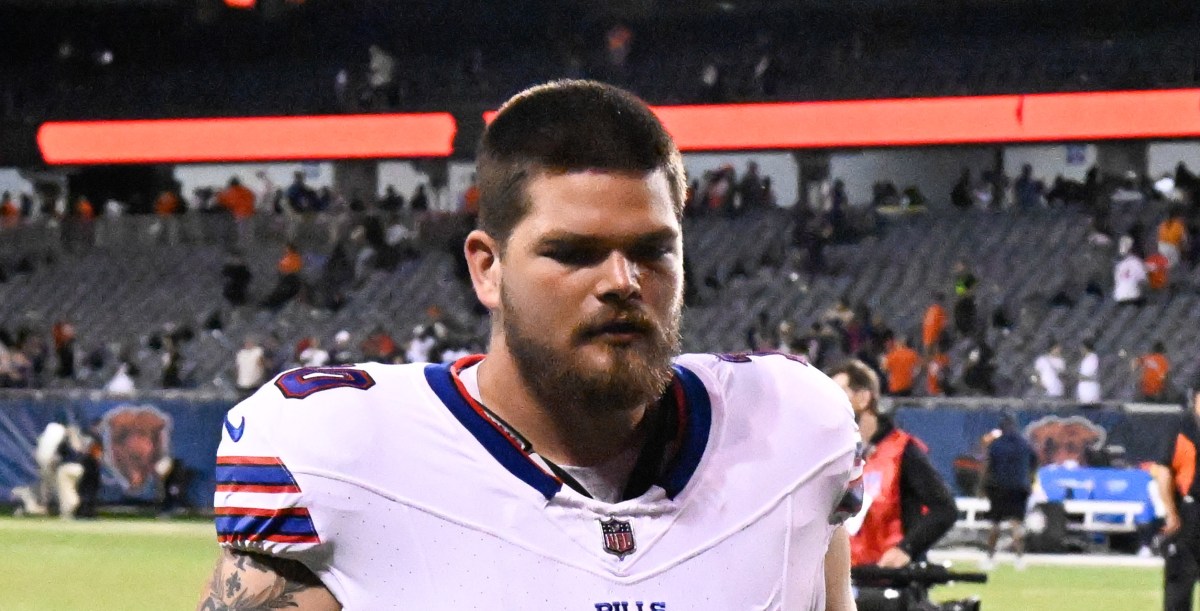 Who is starting on the Buffalo Bills offensive line after Dion Dawkins, Spencer Brown injuries