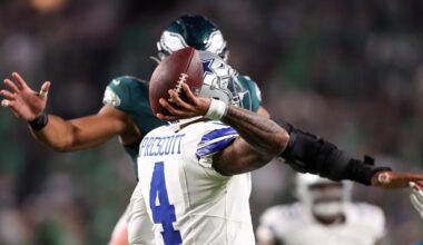 Dallas Cowboys open as underdogs at home to the Eagles in Week 12