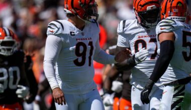 Bengals vs. Steelers Injury Report: Joe Burrow, Trey Hendrickson, Shemar Stewart out