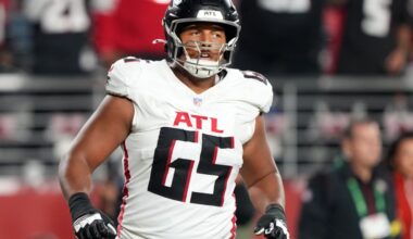 Falcons vs. Colts Week 10 Injury Report: Matthew Bergeron, Leonard Floyd ruled out