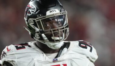 Falcons Week 9 injury report: Zach Harrison, Storm Norton out