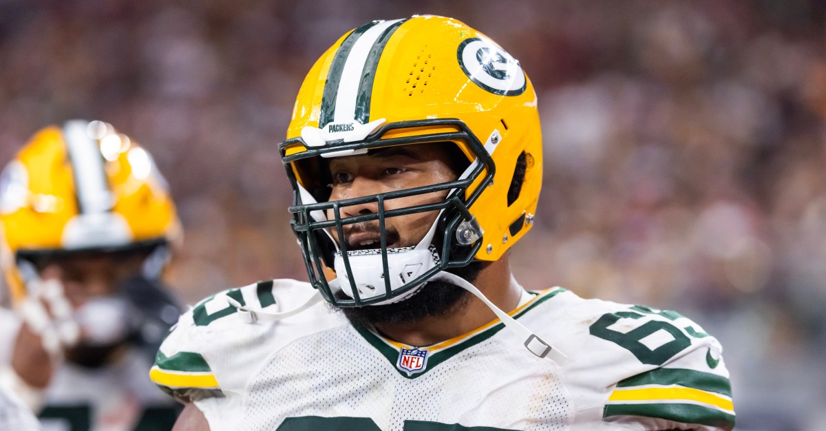 Green Bay packers guard Aaron Banks has been an expensive mistake