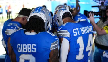 Detroit Lions updated depth chart: Thanksgiving vs. Green Bay Packers