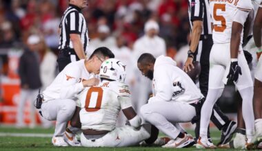 Texas LB Anthony Hill Jr. broke his hand against Georgia