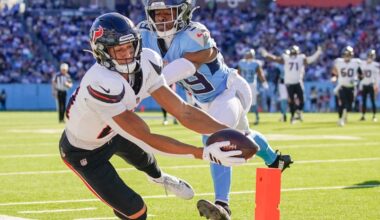 Houston Texans statistics: Jayden Higgins, Jaylin Noel vs. Titans