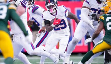 Why did the New York Giants run the ball so well against the Packers?