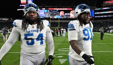 Detroit Lions Week 11 snap counts, personnel usage vs. Philadelphia Eagles