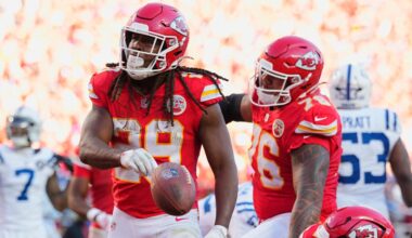 Chiefs-Colts snap counts: Offense depends on run in overtime win