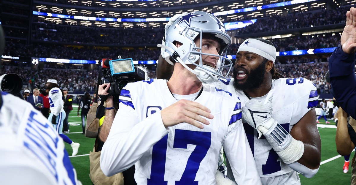 Dallas Cowboys overcome mistakes, force Philadelphia Eagles into them