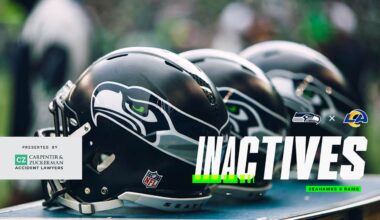 Seahawks at Rams Week 11 Inactives