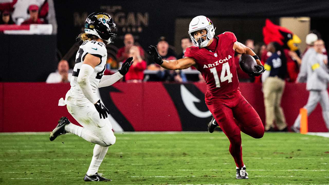 Cardinals WR Michael Wilson earning respect he craves with back-to-back games of 10-plus receptions, 100-plus yards