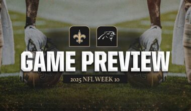 Panthers vs. Saints Game Preview