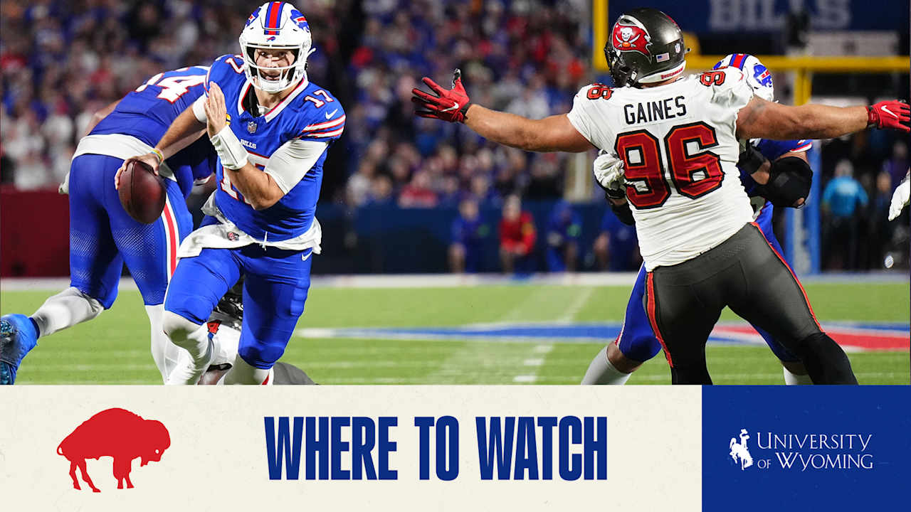 Buffalo Bills vs. Tampa Bay Buccaneers | Where to watch, stream and listen