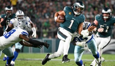 Computer model locks in Eagles vs. Cowboys picks, score prediction, SGP for NFL Week 12