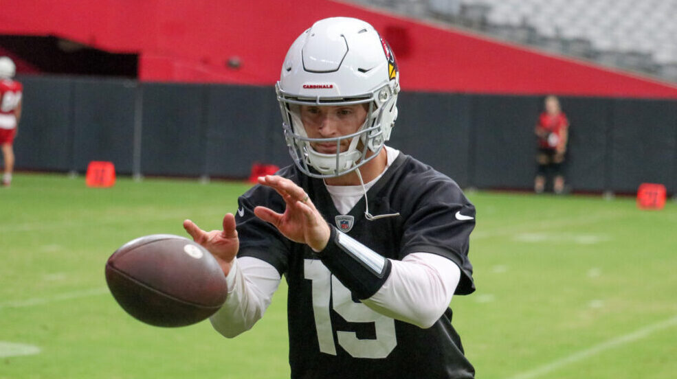 Jeff Driskel at Arizona Cardinals training camp...
