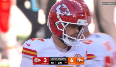 Kansas City Chiefs Kicker Harrison Butker's 31-yard Field Goal is Good vs. Denver Broncos