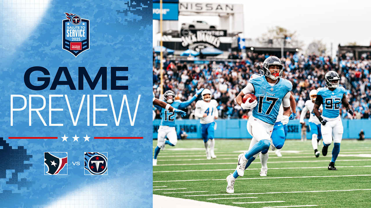 Titans Return From Bye, Host Texans At Nissan Stadium