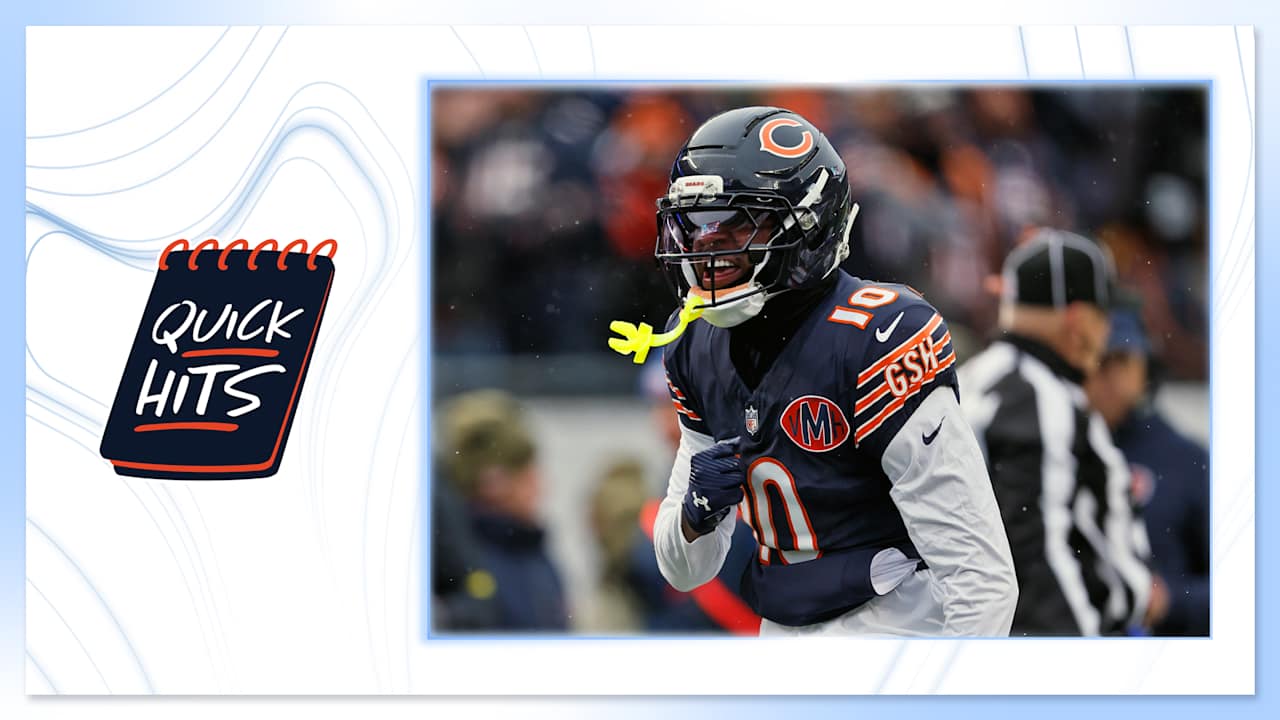 Bears WR Luther Burden III showing steady growth