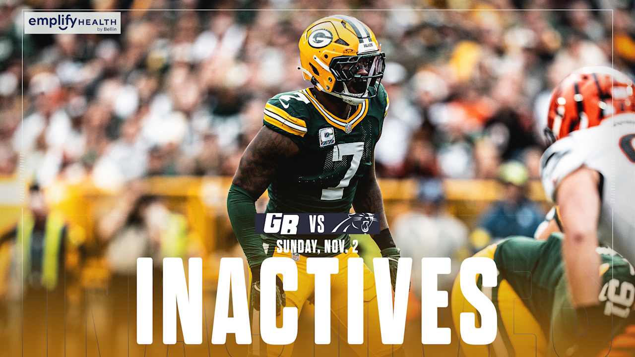 LB Quay Walker active for Green Bay | Packers-Panthers inactives - Green Bay Packers – packers.com