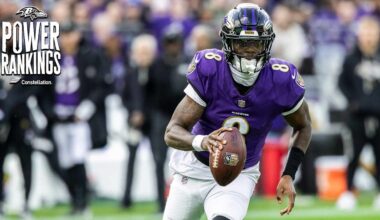 Ravens Drop in Four Power Rankings Despite Winning Five Straight