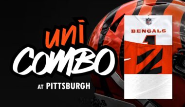 Bengals Week 11 Uniform Combination Released