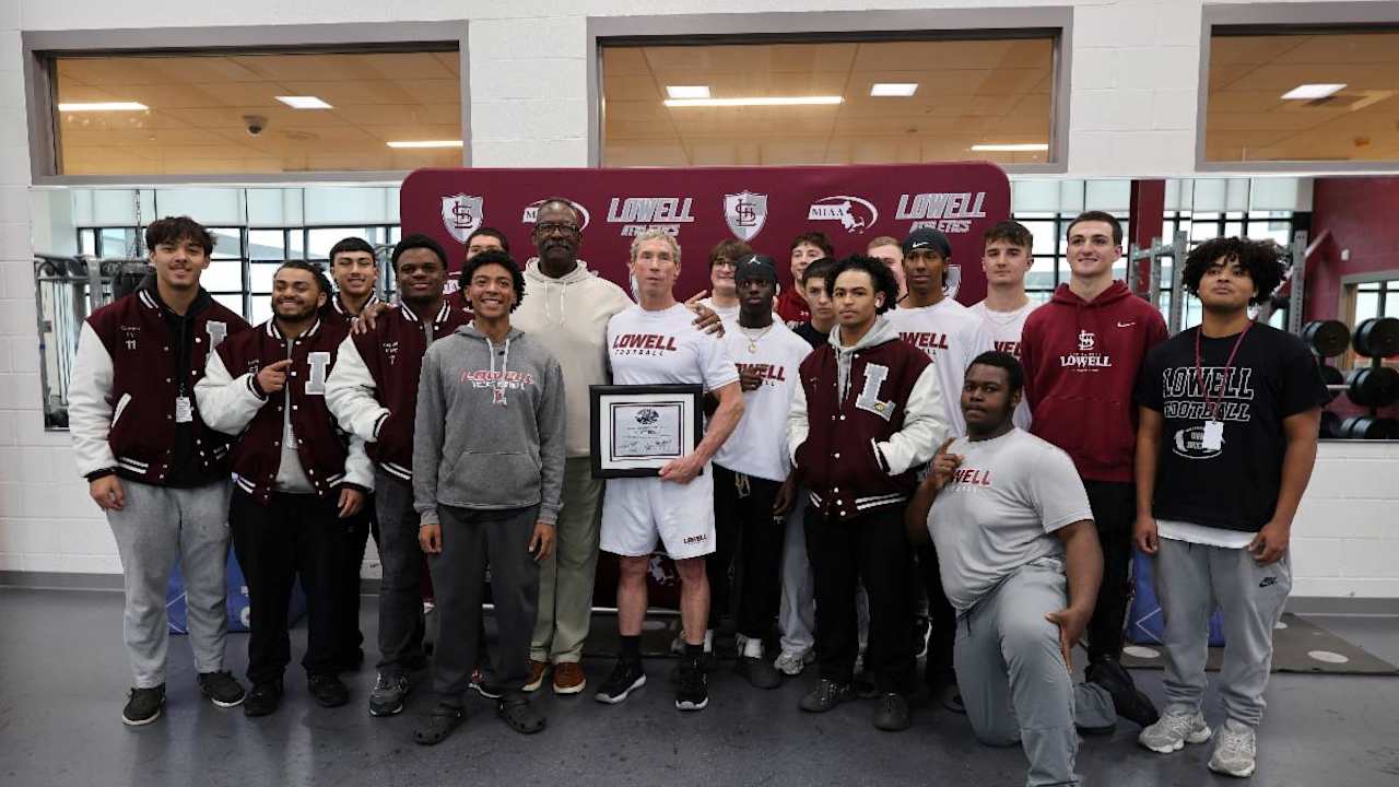 Lowell High School’s Scott Boyle Named the New England Patriots Coach of the Week