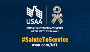 Seattle Seahawks Celebrate NFL's Salute to Service Initiative, presented by USAA