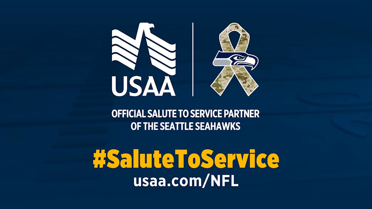 Seattle Seahawks Celebrate NFL's Salute to Service Initiative, presented by USAA
