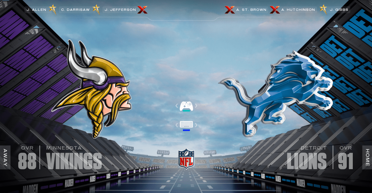 VIDEO: Detroit Lions vs. Minnesota Vikings preview, Madden 26 sim
