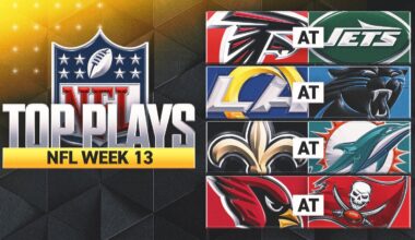 NFL Week 13 Live Updates, Scores: Rams-Panthers, Cardinals-Bucs, More